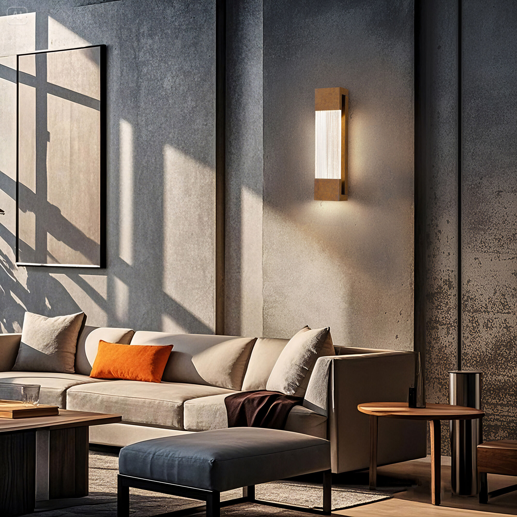 Mystic LED 20 inch Painted Patina Brass Outdoor Wall Sconce